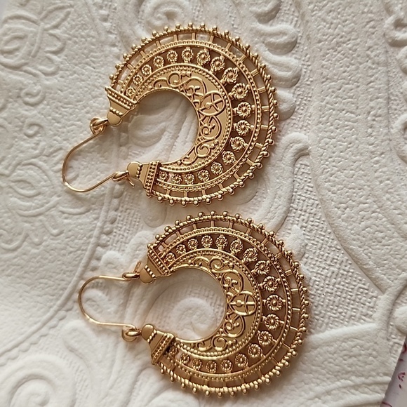 Boho Gypsy Sisters Jewelry - Best Seller BOHO Gold Tribal EARRINGS